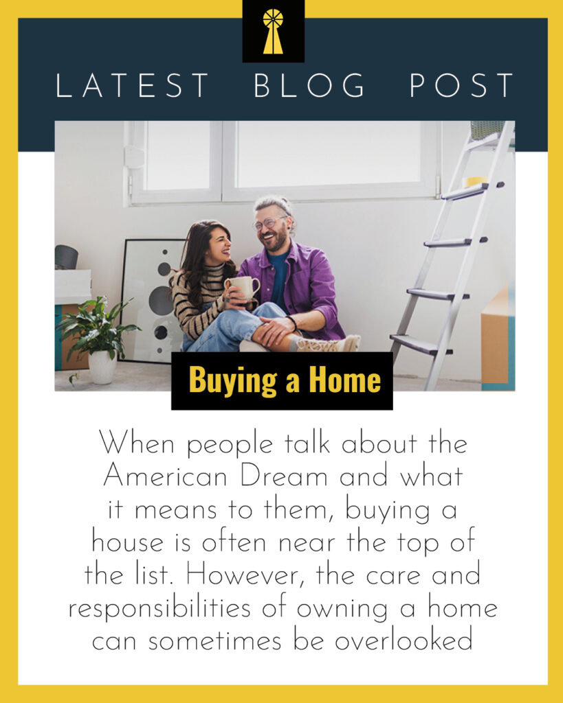 Couple enjoying new home